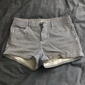 Pinstriped Shorts